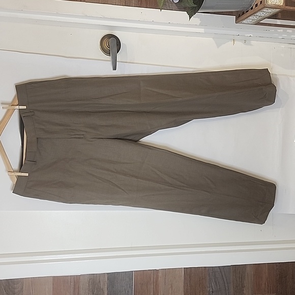 Perry Ellis Portfolio Men's Taupe Trousers‎ size 34/30 - Picture 1 of 4